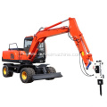 Construction Machinery Hydraulic Wheel Excavator for korea